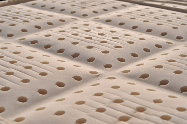Particolare materasso in Lattice Naturale MYREST