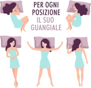 posizioni a riposo e cuscini ad ognuno il suo